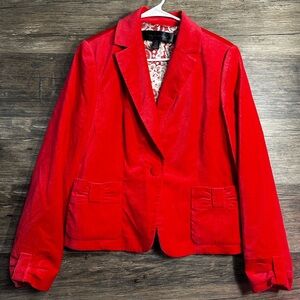 Apostrophe Vibrant Red Women's Blazer